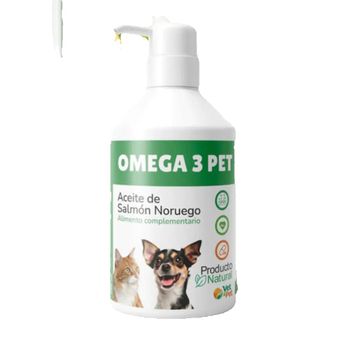 Aceite de Salmón Noruego con Omega-3 250ml (EPA, DHA, DPA) para Perros y Gatos - Bioactive, Alto Contenido en Ácidos Grasos, Soporte Articular, Cutáneo y Cognitivo, 100 % Natural con Astaxantina y