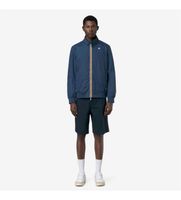 k-way para hombre k6123pw chaqueta arsene plus2 double azul xxl casual poliester