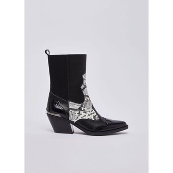 Liu Jo Botas Botas cowboy con estampado pitón para mujer
