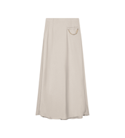 ax armani exchange para mujer xw002279af21553u6223 falda larga fluida de saten crepe beige m casual poliester