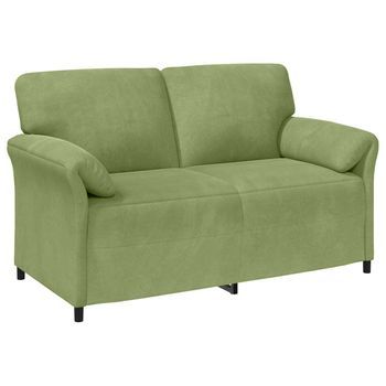 Sofá De 2 Plazas Verde Claro 158 X 83 X 95 Cm Terciopelo Vidaxl