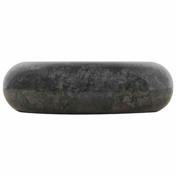 Lavabo De Baño Moderno | Lavabo De Mármol Negro 40x12 Cm