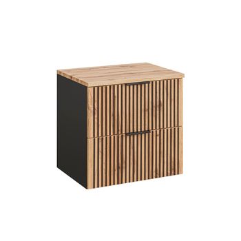 Mueble bajo lavabo 60cm encimera tableros de melamina y mdf madera