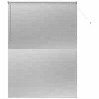 persianas venecianas plateado 220 x 160 cm aluminio vidaxl