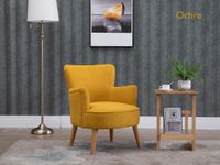 knightley ochre armchair