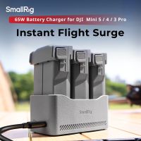 cargador de bateria smallrig de 65w para drones dji mini 5  4  3 pro centro de carga con multiples modos de carga diseno compacto y portatil