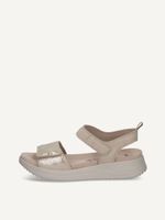 caprice sandal white made of leather without heel size 36