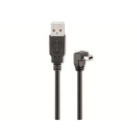 goobay cable usb 20 a mini usb acodado machomacho 18m negro