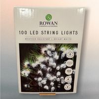 100 led bright white string lights bo