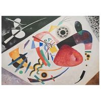 legendarte - cuadro lienzo impresion digital - mancha roja ii - wassily kandinsky - decoracion pared cm 80x100