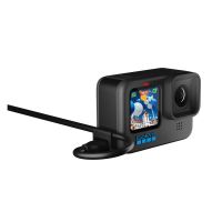 puerta usb-pass through para gopro hero9hero10hero11 black compatible universal resistente al agua usb-c negro