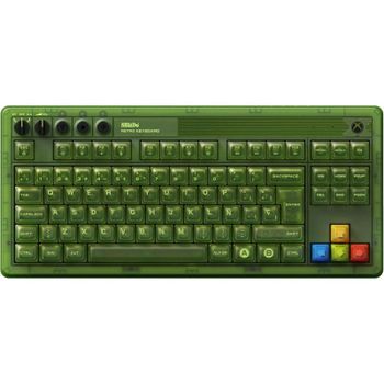 Teclado 8BitDo Retro 87 mecánico con RGB Bluetooth 2.4G USB-C Xbox ISO Spanish