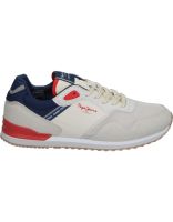 zapatillas pepe jeans pbs400013-906 blancas con detalles 39