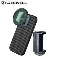 kit de inicio para telefonos freewell con filtros vnd funda para telefono con montaje de 17 mm y palo para selfies compatible con iphone 18171615 pro y pro max