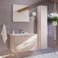 conjunto de muebles lavabo individual paneles de melamina y de mdf