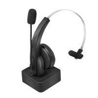 logilink bt0059 auricular y casco auriculares inalambrico diadema oficinacentro de llamadas bluetooth base de carga negro