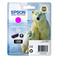 epson 26 t261340 magenta original claria premium standard capacity ink cartridge polar bear