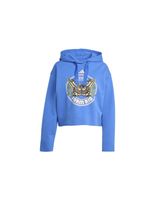 sudadera de fitness adidas farm hoodie mujer azul