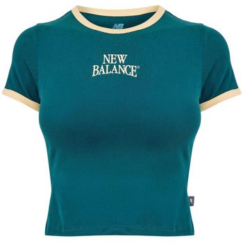 New Balance Camiseta Heritage Ringer para mujer