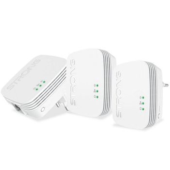 Strong Powerline 600 Triple Pack Mini 3x Adaptadores Powerline/PLC 600Mbit/s