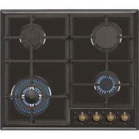 VitroKitchen Placa Vitrokitchen EN63RB Negro 4f Butano