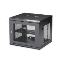 armario rack startech rk920walm 9u pared 4 postes ventilado acero negro