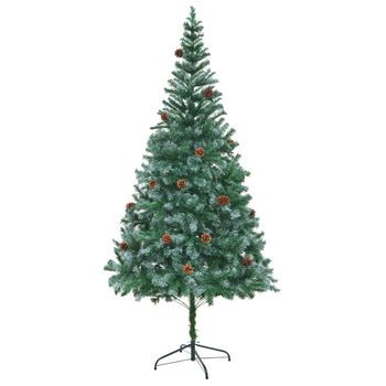 Árbol De Navidad | Decoraciones De Navidad Artificial Con Piñas 210 Cm Cfw872335