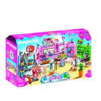 playmobil - paseo comercial con 3 tiendas