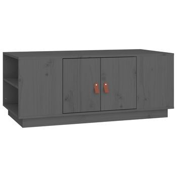 Mesa De Centro 50x100x41 Cm Madera - Gris