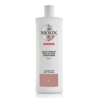 nioxin 3-part system 3 scalp therapy revitalising conditioner for coloured hair with light thinning 1000ml