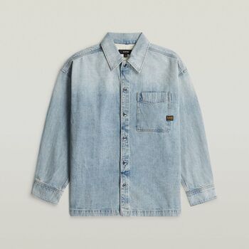 G-Star Raw Cazadora vaquera D23007-E352 BOXY FIT OVERSHIRT-H947 VINTAGE BORNITE para hombre