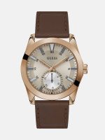 reloj multifuncion de piel autentica