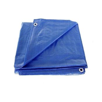 Lona azul cubre todos, tejido extra fuerte, resistente al clima, lona protección multiusos impermeable, Máxima resistencia 100% polietileno
