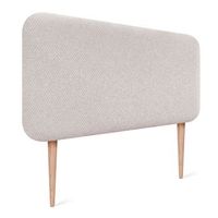 dhome cabecero tapizado liso con patas redondeado tejido luxury para pared acusticos cabeceros absorbentes cabezal cama dormitorio espigas beige 80cm