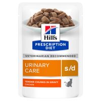 hills prescription diet sd urinary care con pollo para gatos - 48 x 85 g - pack ahorro