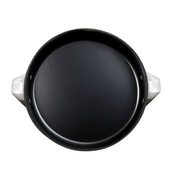 Sartén de 24 cm con revestimiento cerámico acero inoxidable negro
