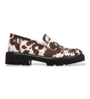 xti para mujer 14625502-cow mocasines 146255 marron 40 3 a 5cm ninguno casual animal print
