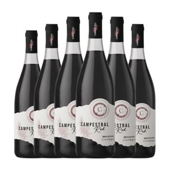 Campestral Vino Tinto Red Vino 75 Cl 13% Vol. (pack De 6 Unidades)