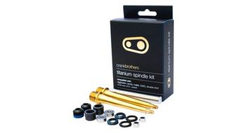 Crankbrothers titanium spindle upgrade kit   eggbeater  candy  mallet  5050  double shot 2010