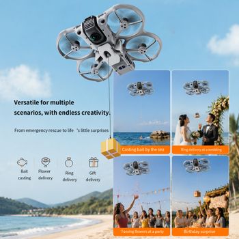 Sistema de Lanzamiento Aéreo de 12 KM para DJI Avata 360, Accesorios para Drones, Dispositivo de Transporte de Carga Útil