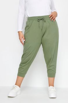Yours Joggers Capri Caqui , Mujer Curvy Y Tallas Grandes, Yours