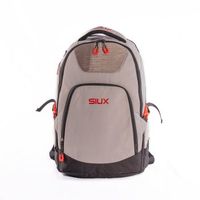siux - mochila de padel  edge con espacio para 1 pala y zapatillas diseno funcional y espalda acolchada blanco