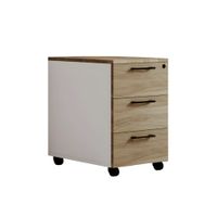 comoda blanca con 3 cajones 40x55 cm 58h
