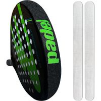 protector de pala de padel transparente y rugoso silicona duradera - cinta de proteccion de alto impacto 35x370mm ligero y facil de instalar para maxima durabilidad pack 235 uds