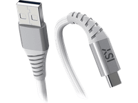 cable usb a usb-c - isy icn-5000-wt-ac de usb-a usb-c 2m 15 w blanco