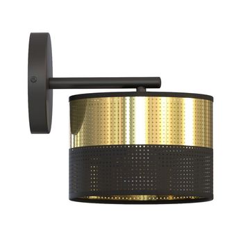 Aplique de pared velto negro+oro