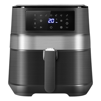 Taylor Swoden Andrea - Freidora sin aceite, 5,5 L, 1700 W.  Freidora de aire caliente, 7 menús programados, pantalla LED táctil, cesta de freír extraíble, incluye libro de recetas. Sin BPA