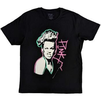 Pink Tops y Camisetas Paint Pen para mujer