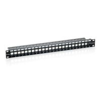 equip 769224 patch panel 24 puertos cat 6 1u 19 