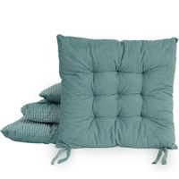 ca  cojines para silla r  cuadrados 40x40x4 cm  extra suaves y comodos  acolchado grueso  cojin de asiento  hogar y terraza